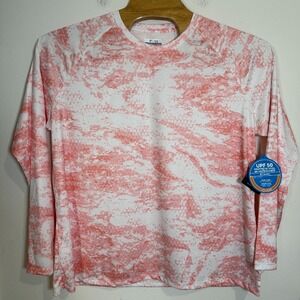Columbia PFG Fishing‎ Shirt UPF 50 Long Sleeve Activewear Top Pink Womens 2X